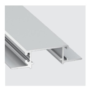 Perfil alum. Linha Design Enca. 57,4x14,8x2000mm Branco ZATI