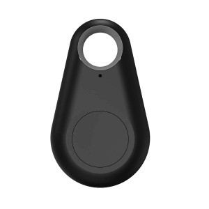 Porta-chaves Bluetooth com botão - Identificação por radiofrequência sem contacto - Alimentação da bateria CR2032 - Duração até 1 anos - Indicador LED | Cor preta - Dimensões: 31 (Lg) x 53 (Al) x 11 (Pf) mm