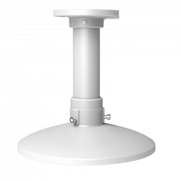 Prise en charge du plafond - pour les chambres à dômes - Ajustement pour une utilisation à l'étranger - Couleur blanche - Hiwatch Hikvision compatible - Câble Câble
