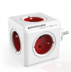 Red PowerCube with 5 FR sockets