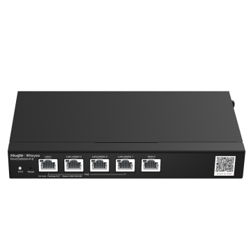 Reyee Router Poe Controller Cloud - 4 ports Poe + Lan + 1 Wan Door - 5 Doors RJ45 10/100 /1000 Mbps - Supports up to 4 WAN for FAILOVER or Balancing - up to 1500 Mbps Band Width - VPN IPSEC server, L2TP, PPTP, OpenVPN