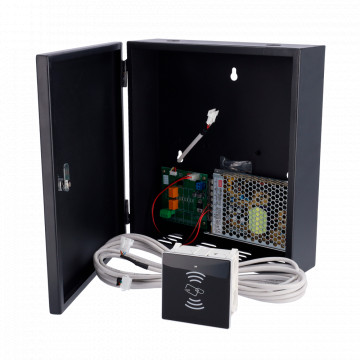 RFID Access Controller - MF Card Reader - Card Access - Relay Exit for 1 Door - Includes Feeder - Management with Hotel Lock System Software