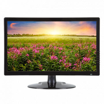 SAFIRE LED 22" 4N1 Monitor – Konzipiert für Videoüberwachung rund um die Uhr – HDMI, VGA, BNC und Audio – Auflösung 1920 x 1080 – Rauschunterdrückungsfilter – geringer Verbrauch