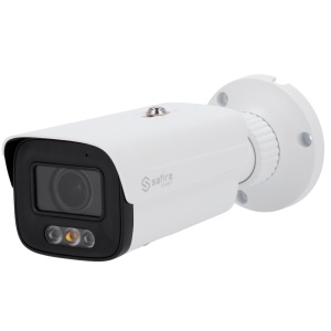 Safire Smart IP Bullet-Kamera der E1-Reihe mit AI-ISP – 1/2,9-Zoll-Sensor, große Blende, F1.0, Nachtfarbe