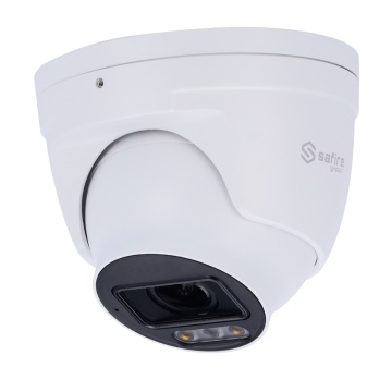 Safire Smart - IP camera Turret E1 Artificial Intelligence - Resolution 6 Megapixel (3200 × 1800) | Audio In - Lens 2.8 ~ 12mm White Light and IV Motorized 50m - AI: Human and Vehicle Classification - IP67 impermeability | Poe (IEEE802.3AF)