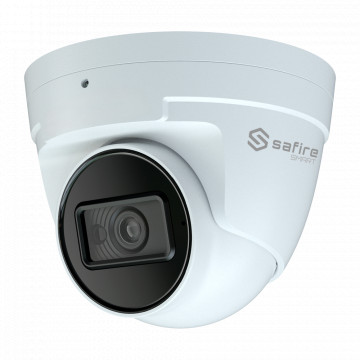 Safre Smart - Turret House IP GAMA I1. - Résolution 8 mégapixels (3840x2160) - Lans 2,8 mm | Microphone | IR 30M - TRÉESE: Détection humaine et véhicule - IP67 Imperméabilité | Poe (IEEE802.3af)