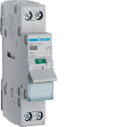 SBT225 - Mod. Luminous 2p 25a Hager Ean: 3250615511713
