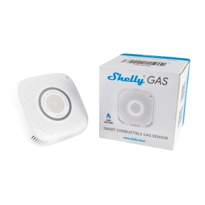 Shelly Gas CNG - WiFi 2.4 GHz IEEE802.11 b/g/n - Detetor de gás natural - Suporta 110-230 V - Altamente sensível - Compatível com Alexa e Google
