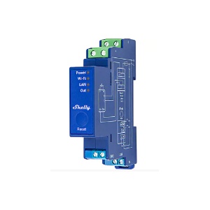 Shelly Pro Dimmer 0/1-10V PM - Módulo de controlador inteligente WiFi para atenuador 0/1-10V con medición de consumo