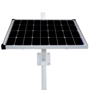 Sistema autónomo de suministrar de energía a CCTV - Panel solar de 80W - Batería de litio Lifeelo 256Wh (20Ah) - Controlador MPPT integrado | Convertidor AC&amperio;DC - Apoyo a ancla de mástil - RS-485 a comunicación | Conexión da luz de camino