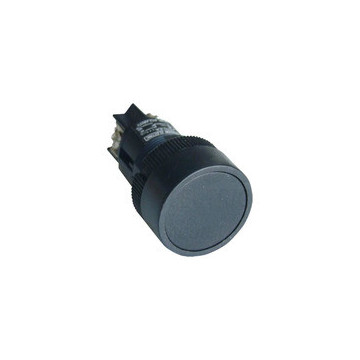 Soflight - SL -CPB01 -AA21 - Kunststoffdruckknopf M22 - 28,7 mm schwarz 1no