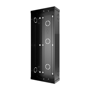 Soporte para videoportero - Específico para Akuvox AK-R27(8)A - Medidas: 270 (An) x 122 (La) x 61 (P) mm - Fabricado en acero galvanizado - Montaje empotrado - Fácil instalación