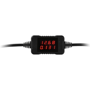 Strom- und Spannungsmesser – Einfacher Anschluss – Zeigt Ihnen die Spannung und den Strom des mit Strom versorgten Geräts an – Eingangsspannung 3,6–24 V DC – Maximaler Strom 3 A – LCD-Display