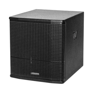 Subwoofer ativo profissional DSPPA - Amplificador Classe D integrado - 300W | Subwoofer 12" - 94dB | 119dB SPL | 45Hz-200Hz - Ajuste de ganho | Frequência | Fase - Para reforço dos graves em salas ou eventos