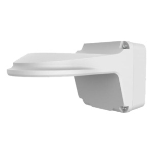 Suporte de parede - Para câmaras dome - Caixa de conexões - Apto para uso no exterior - Cor blanco|126.7(Al) x 126.4(An) x 228.4(Fo)mm - Passador de cabos