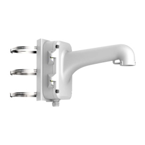 Suporte de poste - Impermeável - Apto para uso no exterior - Adequado para instalação em parede - Cor branco - 182.6 mm (Al) x 97.3 (Lg) mm x 306.4 (Pf) mm