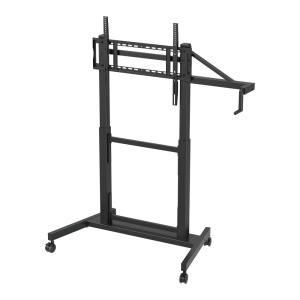 Suporte de rodas - Peso suportado 120 Kg - VESA 800x600 mm - Altura ajustável com manivela
