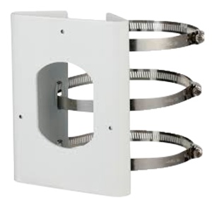 Suporte do poste - Apto para domos motorizadas - Fabricado em SECC - 170 mm (Al) x 130,4 mm (Lg) x 45 mm (Fd) - Passador de cabos