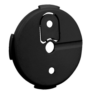 Suporte para sirene interior - AJ-HOMESIREN-B - Fácil instalação - Plástico ABS - Cor preto