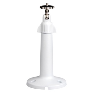 Support de la chambre - Aluminium - APT pour une utilisation à l'étranger - Installation du plafond ou du mur - Couleur blanche - 195 x 95 mm (diamètre de base)