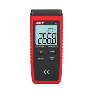 Termómetro com sondas tipo K e J - Display Single retroiluminado - Alta precisão - Resistente a quedas de 1m altura - Apagado automático