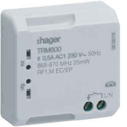 TRM600 - Micro Module P/ CMD Autom. RF Hager Ean Stairs: 3250615989086