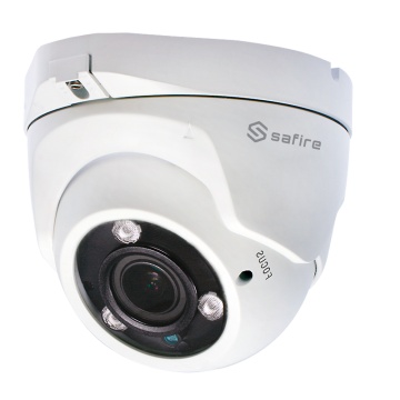 Turret Safire House Hame Eco - Sortie 4 en résolution 1 / 3K (2880x1620) - CMOS haute performance 3K (5MPX 16: 9) - LEAN VARIFOCAL 2,7 ~ 13,5 mm - LED Matrix IR Plage 40 M - IP66 étanche.