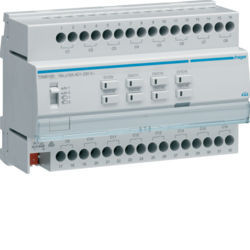 TXM616D - Actor papelera./Estadía. 16 canales 16A Tapa Knx HAGER Ean:3250616048799