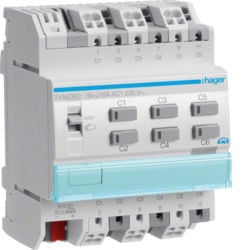 Tya606d - Aktuator Bin./est 6 Kanäle 16A CAP KNX -S HAGE EAN: 3250616059795
