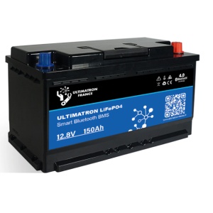 ULS -12-150 - Batterie lithium Lithopo4 150 Ah 12 V sous le siège - Bluetooth - BMS - Ultimatron