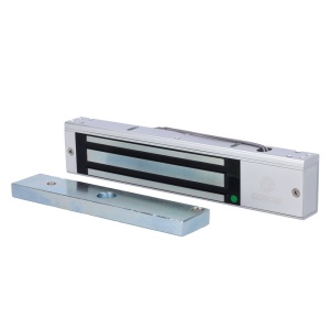 Ventosa electromagnética Dorcas - Para puerta sencilla - Fuerza de retención 280 kg - Modo de apertura Fail Safe (NC) - Montaje en superficie - LED y sensor doble de estado