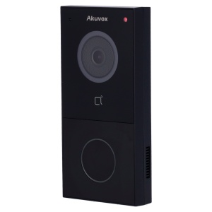 Videoporteiro IP em superficie - Câmara 2 Mpx | Áudio bidirecional - Abertura com cartão MF, NFC e BLE | 1 relé - PoE, padrão SIP - Manutenção Cloud - Ligação de monitor e placas via Cloud