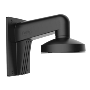 Wall support - connection box - fit for use abroad - black color - cable dowel