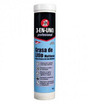 WD40 3en1 Multipurpose Lithium Mass - 400 GR Cartridge.