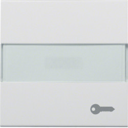 Wya340 - Simple key w/p. -etiq., Key, white