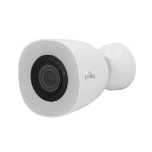 Youkey Câmara Bullet - 8MP | 2.8 mm | Luz branca 5 m - Deteção de movimento | Deteção de veículos - Deteção de corpos humanos - Deteção de choro - Wi-Fi | Microfone | Altifalante | microSD