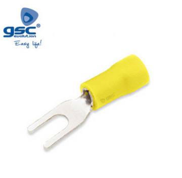 000303608 - 8433373036086SACO 50U Formulaire de borne isolée 6.5 / 4-6 mm jaune