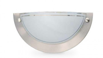 000701939 - 8433373019393Arandela semicircular de alumínio E27 20W (60W)