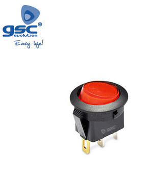 001105503 - 8433373055032SACO 5U SPST SWITCH ON/OFF WITH LIGHT 6A -10 (4) A