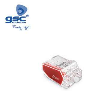 001105517 - 8433373055179Saco 5u Conector de enmienda 2 maneras 0,5-2,5mm Rojo