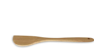 002703144 - 8433373031449Espátula curva de bambu 30cm. - Saco 10 unidades.