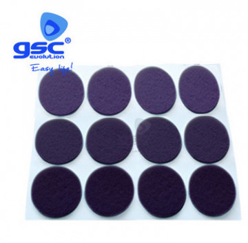 003802758 - 8433373027589 12 Felters Round Stickers Ø20mm - Brown