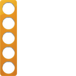 10152339 - R.1 - Table X5, Orange Acrylic/White Hager EAN: 4011334400097