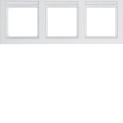 10236099 - Q.3 - quadro x3 p.-etiq. horiz., branco HAGER EAN:4011334357964