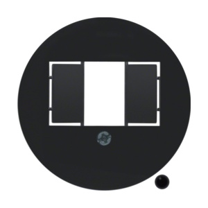 104001 - 1930/Glas - USB/Altif Mirror, Black Hager Ean: 4011334003212