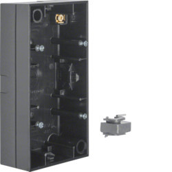 10428935 - R.3 - caixa superfície x2, preto HAGER EAN:4011334388241