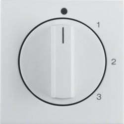 1096898900-S.1/B.X-Rotary button 0-1-2-3, White Hager EAN: 4011334508236