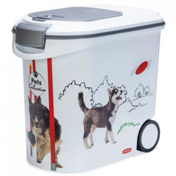 12 kg food container with dog wheels