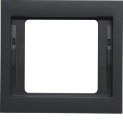 13137006 - K.1 - quadro x1, antracite mate HAGER EAN:4011334297741