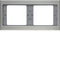 13637004 - K.5 - marco x2 bocina., inoxidable HAGER Ean:4011334281986